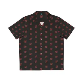 100 Emoji Red Hawaiian Shirt