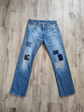 #24 Patched Vintage Jeans 30"
