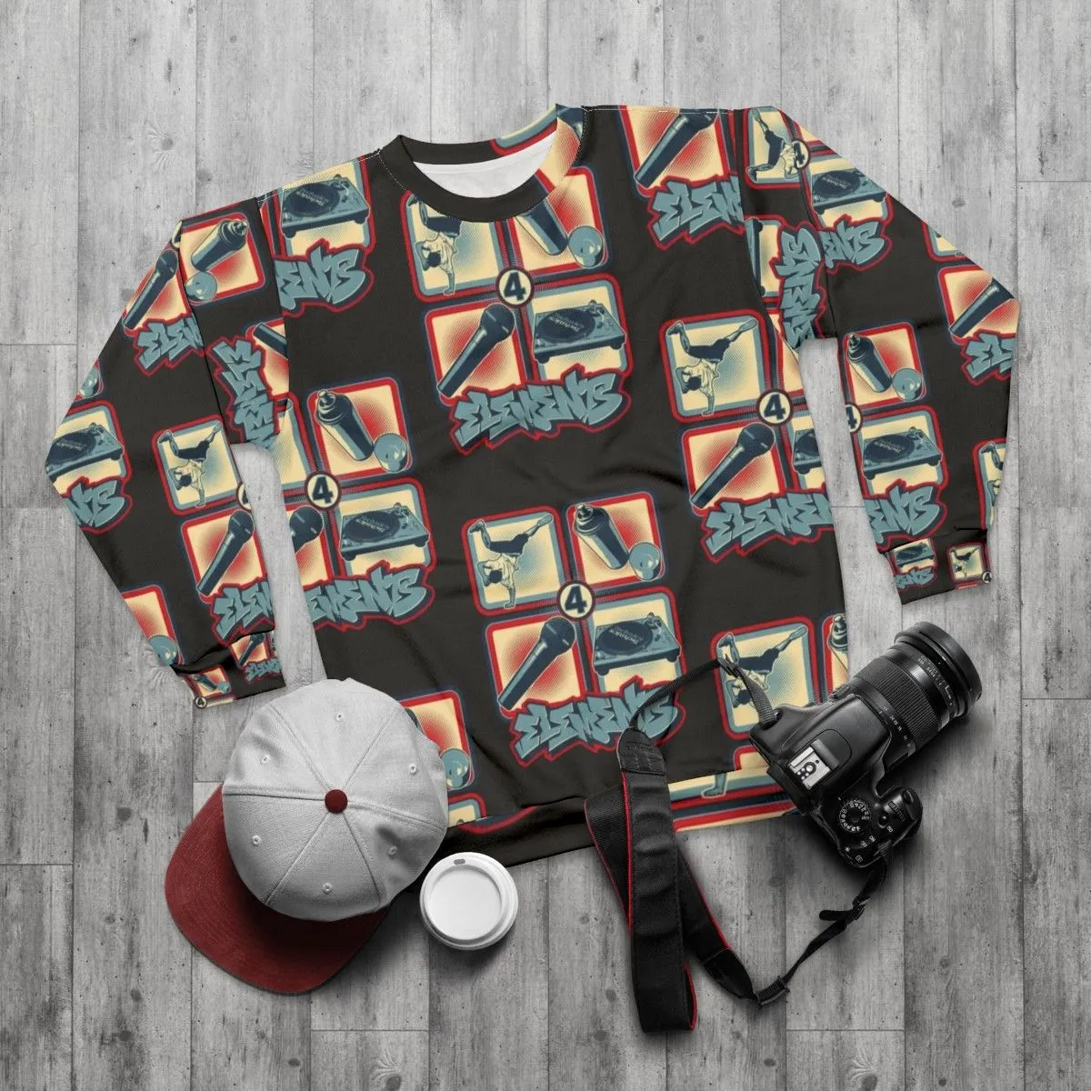 4 Elements of Hip Hop Sweatshirt - Celebrate the Culture
