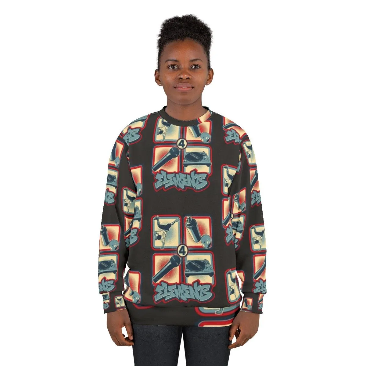 4 Elements of Hip Hop Sweatshirt - Celebrate the Culture