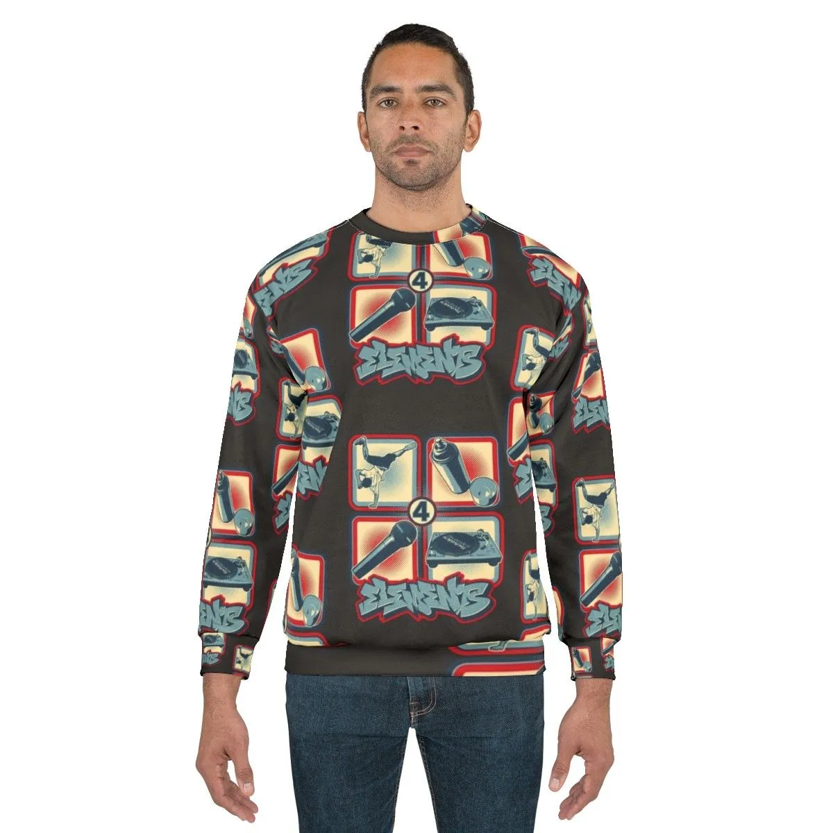 4 Elements of Hip Hop Sweatshirt - Celebrate the Culture
