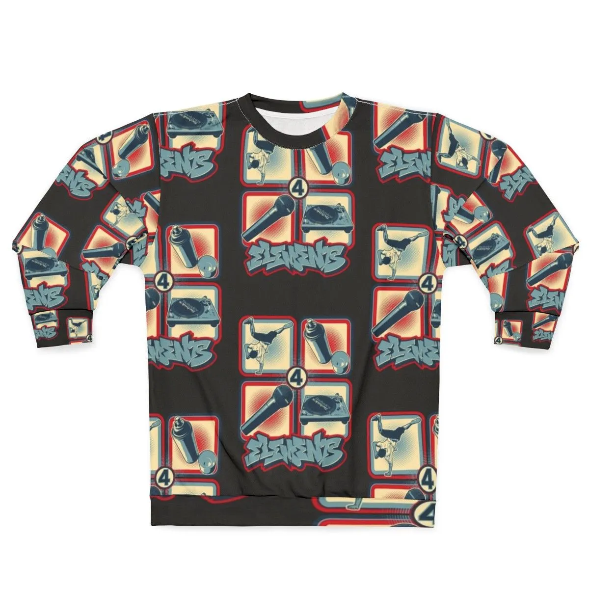4 Elements of Hip Hop Sweatshirt - Celebrate the Culture