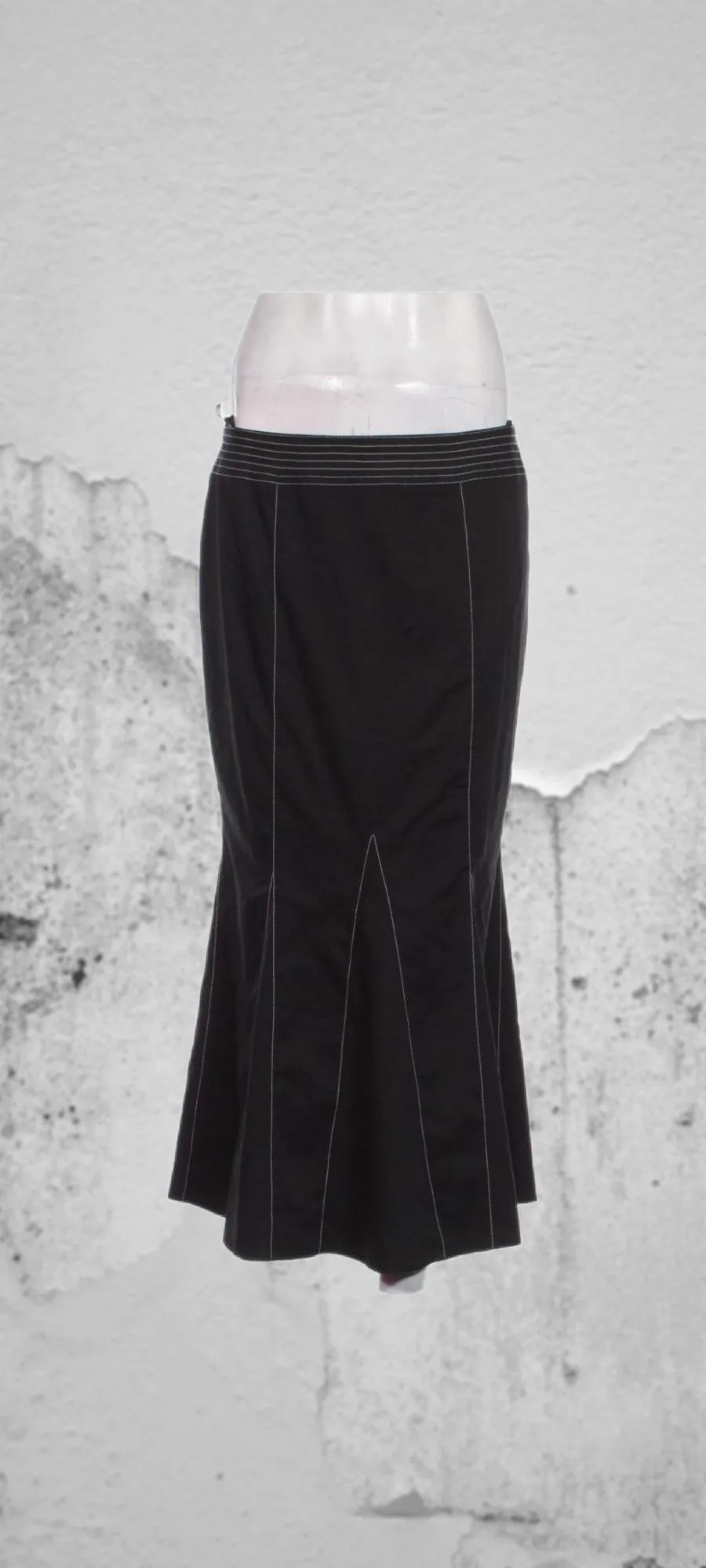 A line vintage maxi skirt