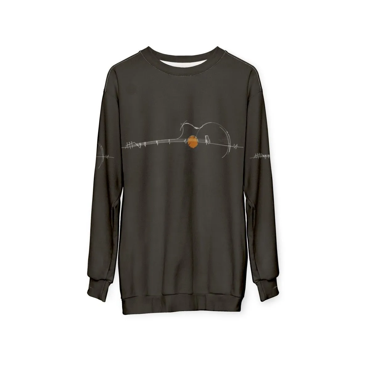 Acoustic Heartbeat Sweatshirt - Musical Instrument Inspired Apparel