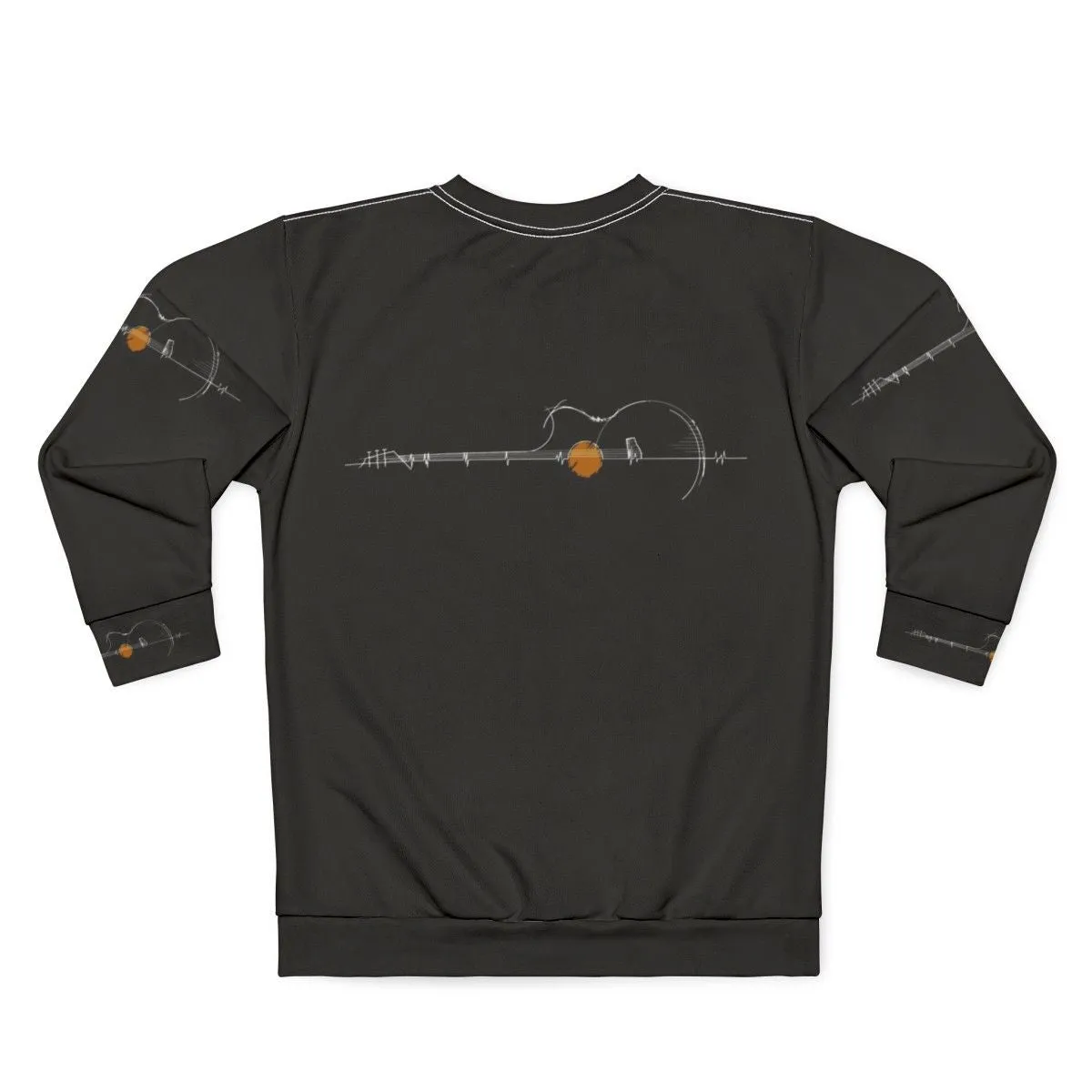 Acoustic Heartbeat Sweatshirt - Musical Instrument Inspired Apparel
