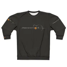 Acoustic Heartbeat Sweatshirt - Musical Instrument Inspired Apparel