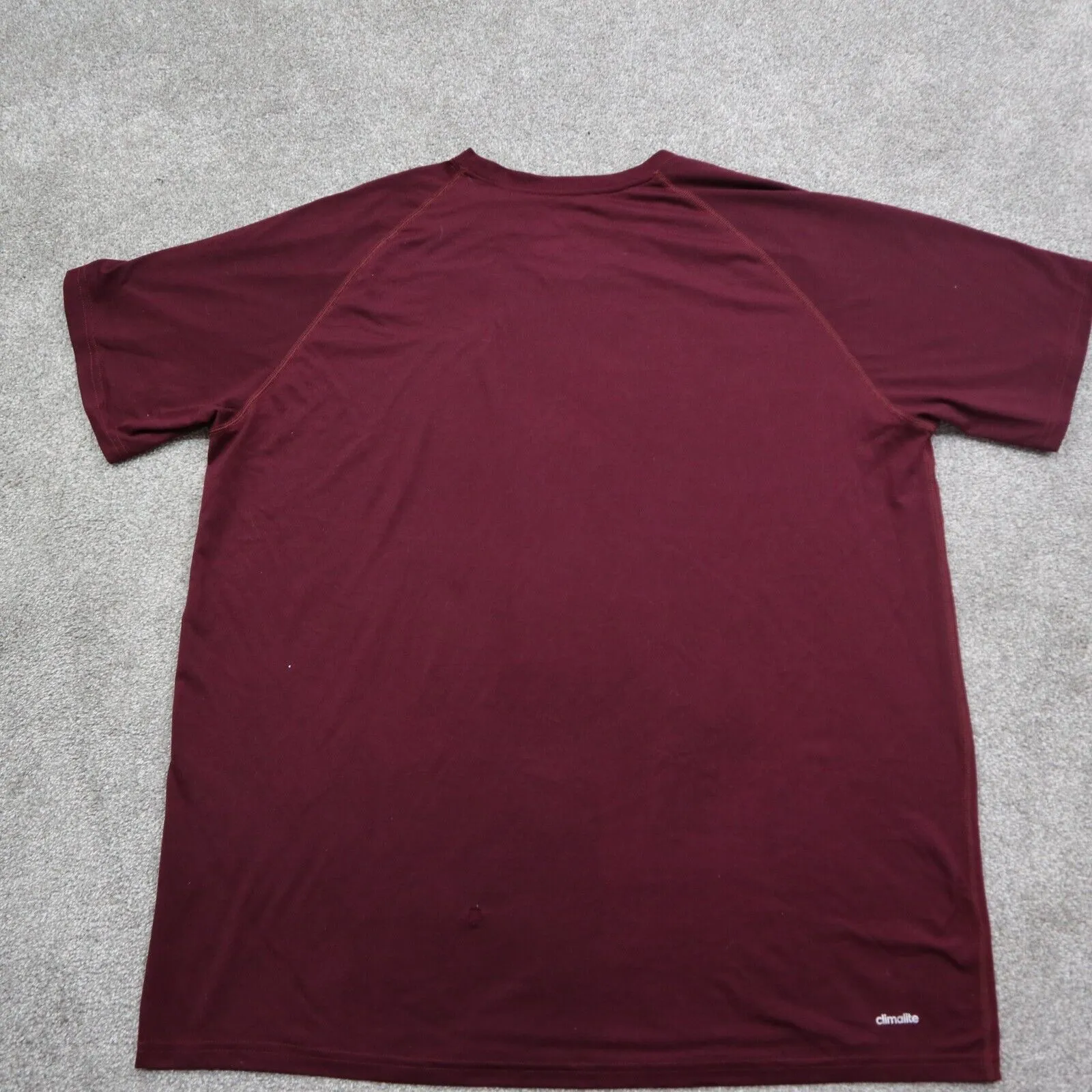 Adidas Mens Graphics Ultimate T Shirt Short Sleeves Round Neck Maroon Size 2X
