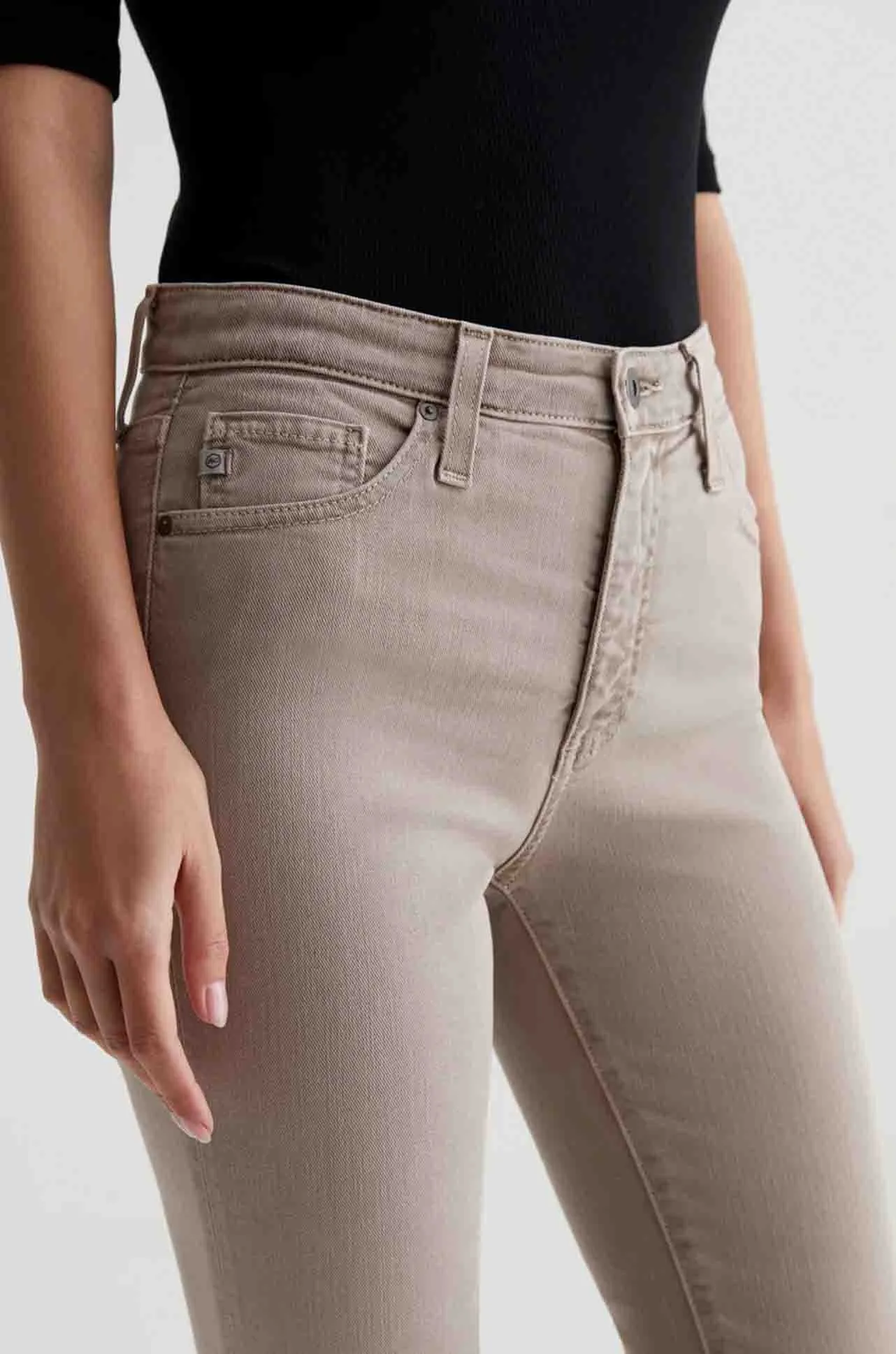 AG Jeans - Mari Crop in Sulfur Desert Taupe