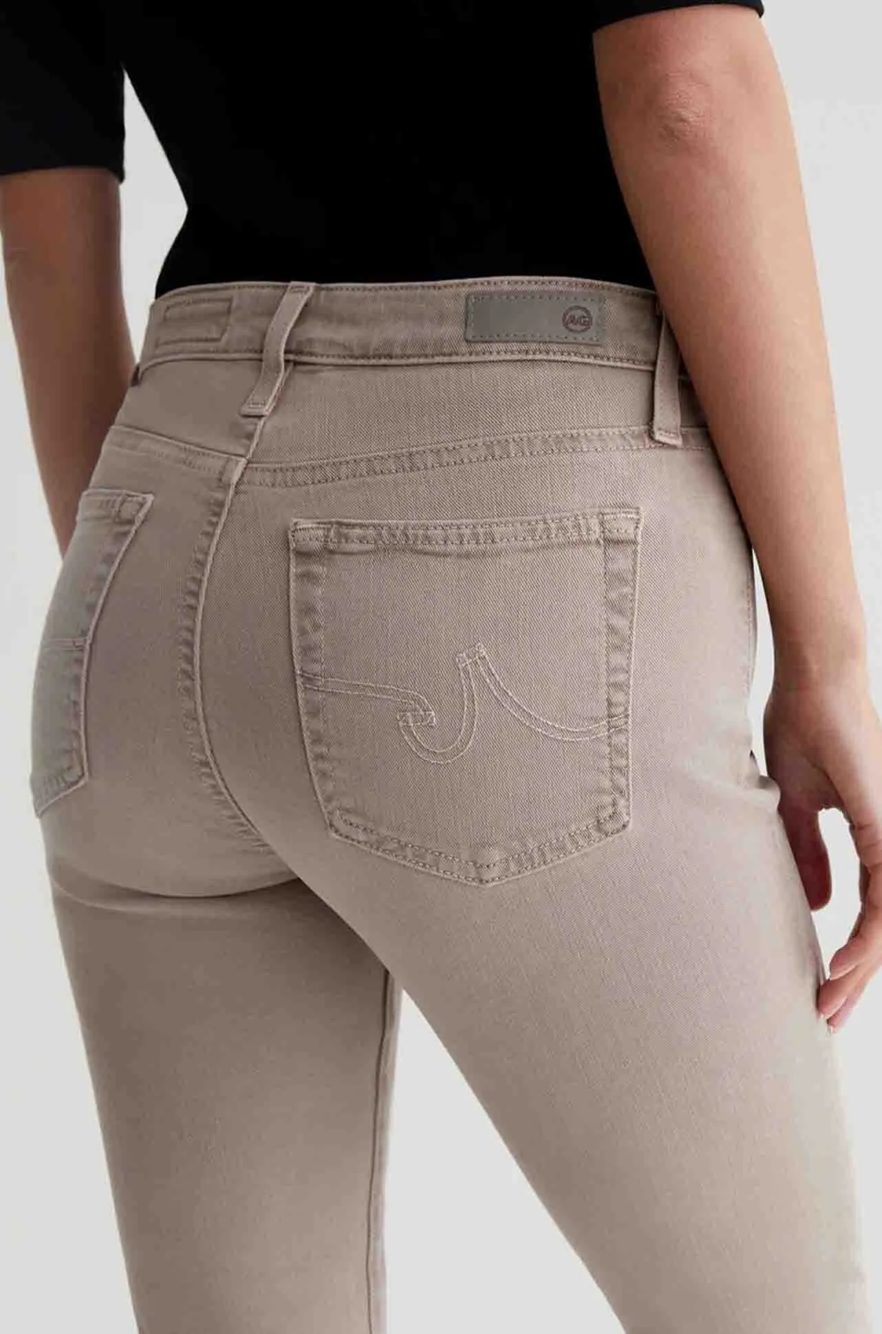 AG Jeans - Mari Crop in Sulfur Desert Taupe