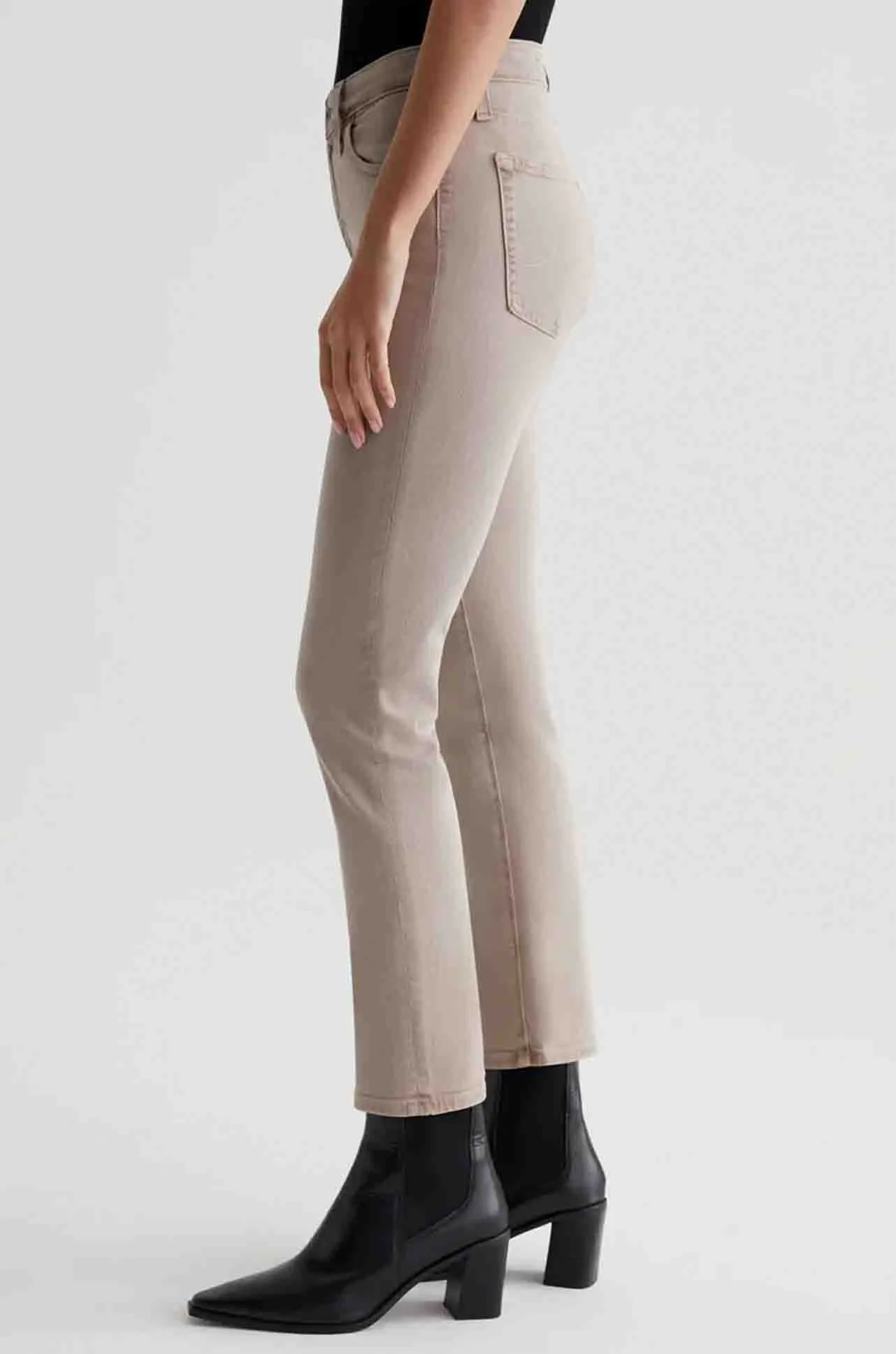 AG Jeans - Mari Crop in Sulfur Desert Taupe