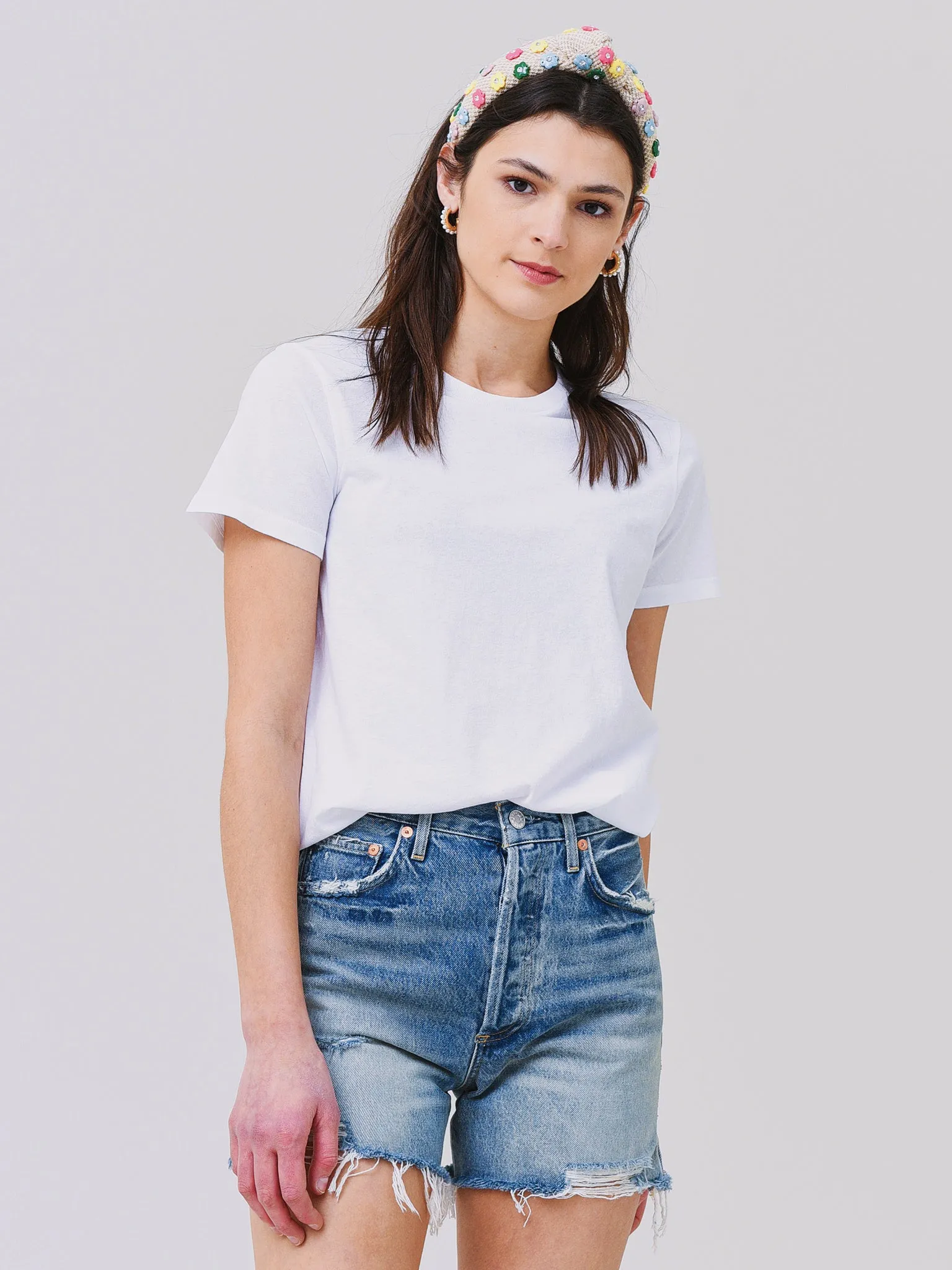 Agolde Women's Rena Crewneck T-Shirt