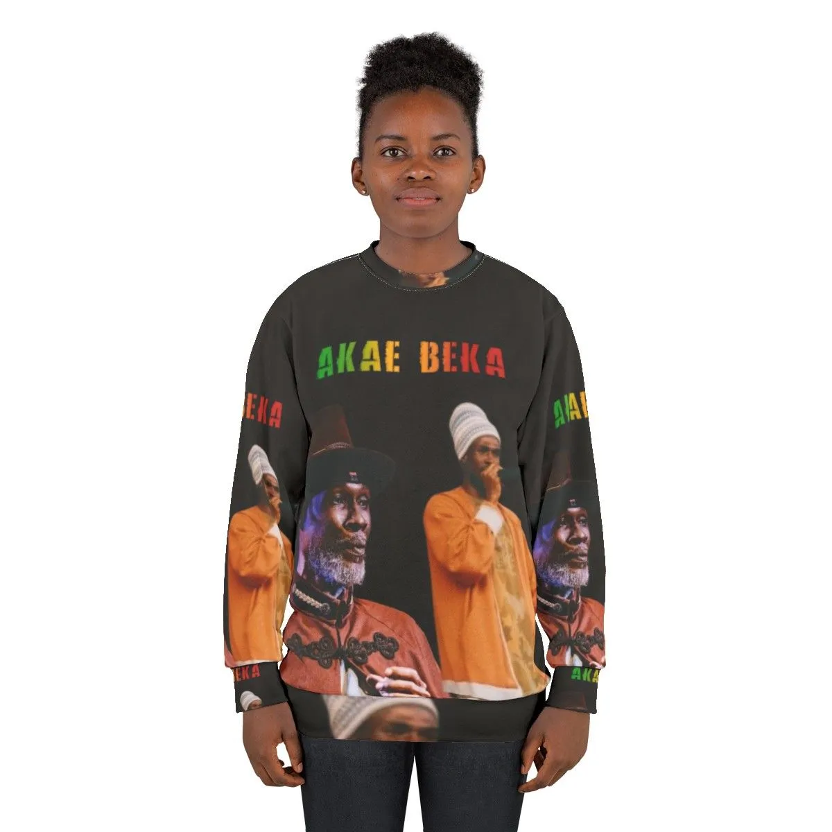 Akae Got Midnite Sweatshirt - Reggae Clothing for Rastafarians