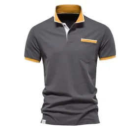 Angelo Ricci™ Brand Summer Cotton Casual Polo Shirt