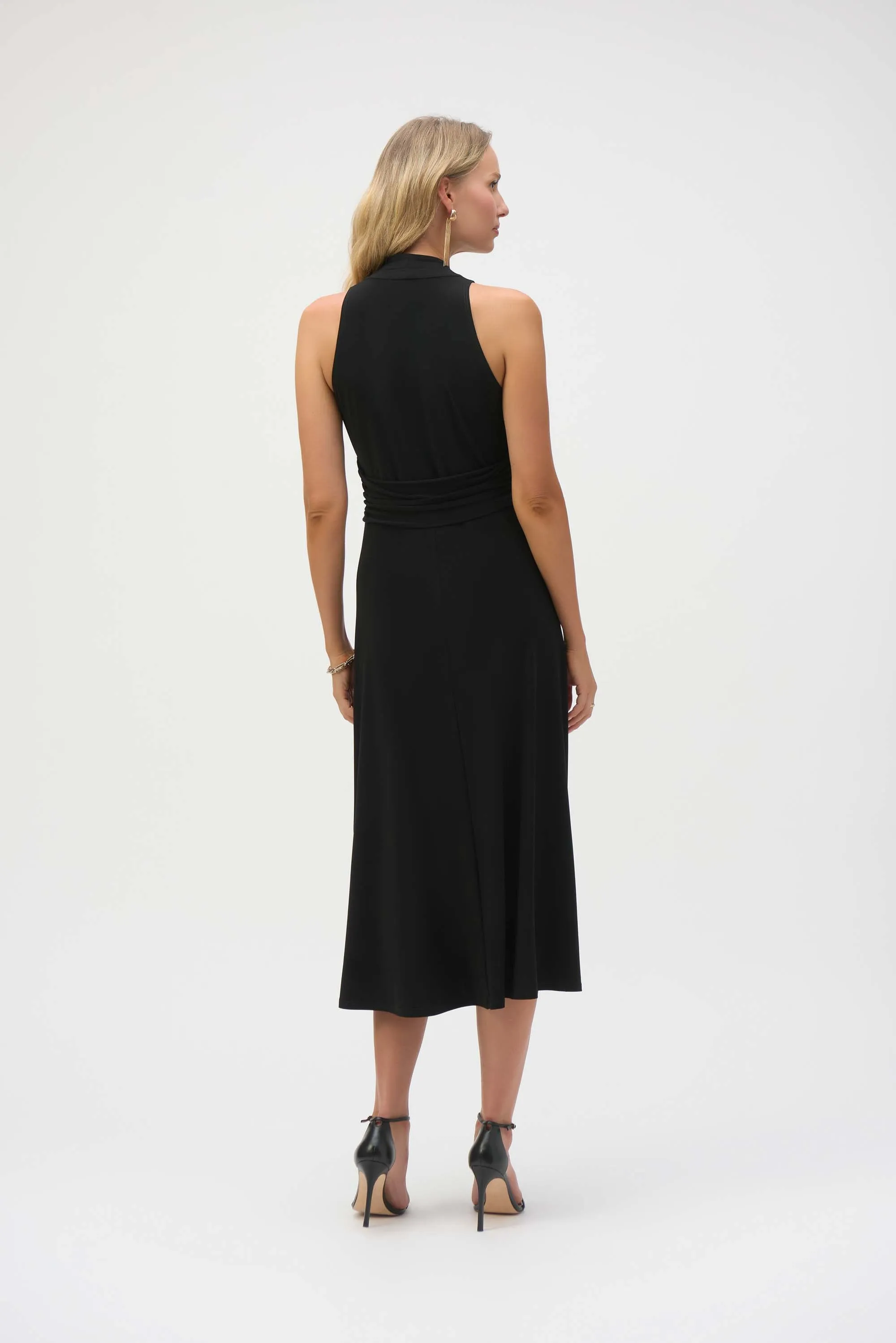 Ankle-length Wrap Dress