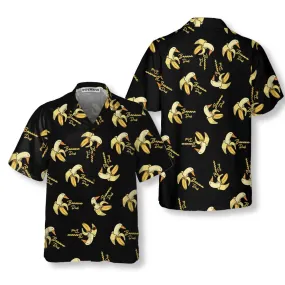 Banana Duck Hawaiian Shirt, Funny Banana Shirt For Adults, Banana Pattern Shirt