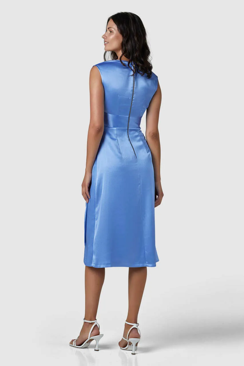 Beth A-Line Dress (Blue)