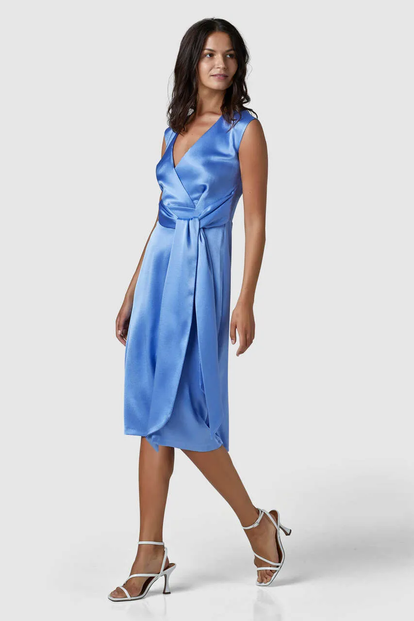 Beth A-Line Dress (Blue)