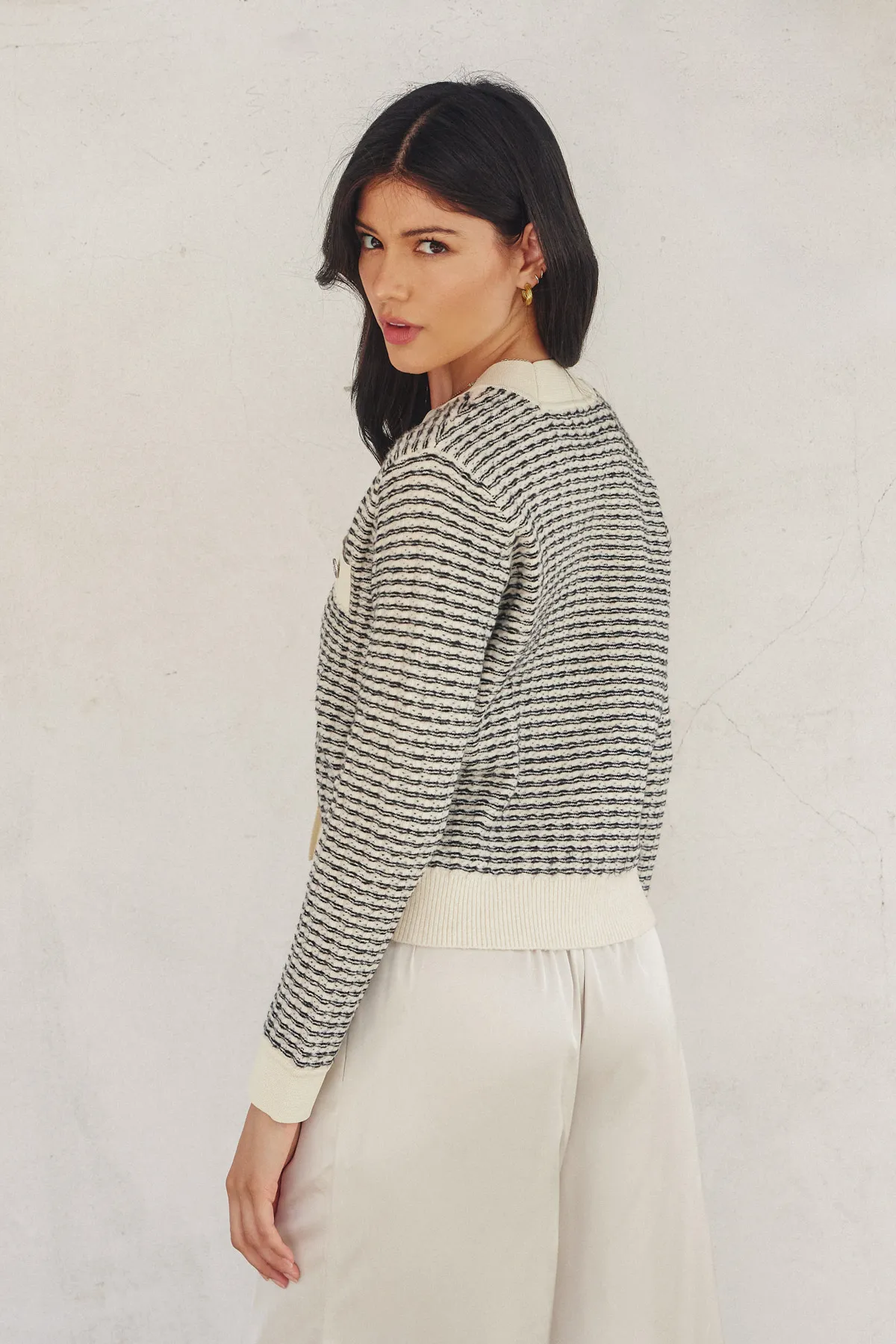 Button Detail Cardigan