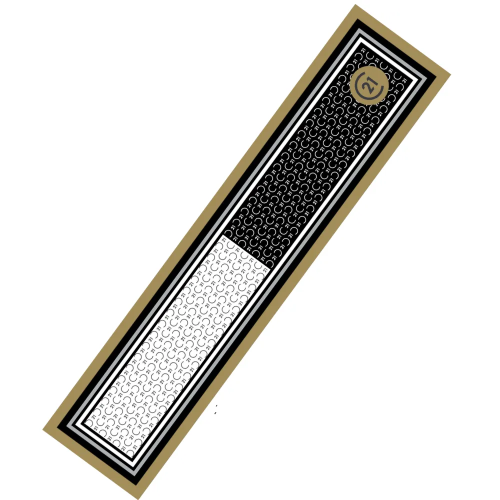 C21 Seal Stripe Monogram Long Scarf