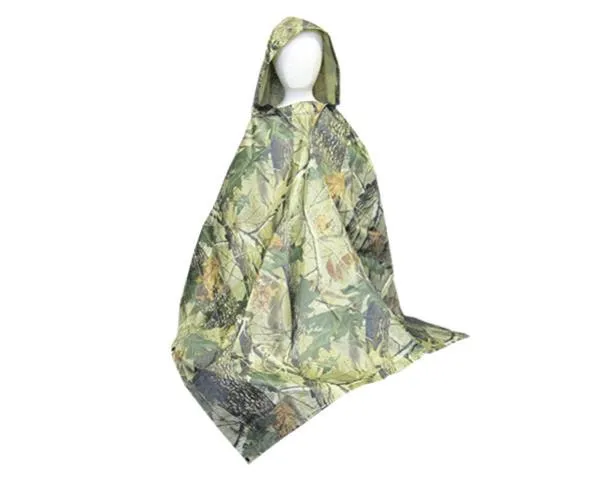 Camo Club Poncho AutumnLeaves