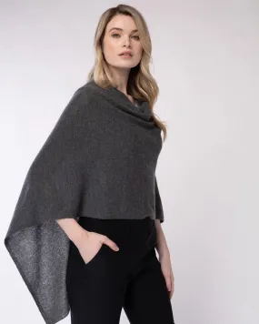 Cashmere Dress Topper - Graphite