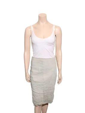 Crinkle Pencil Skirt