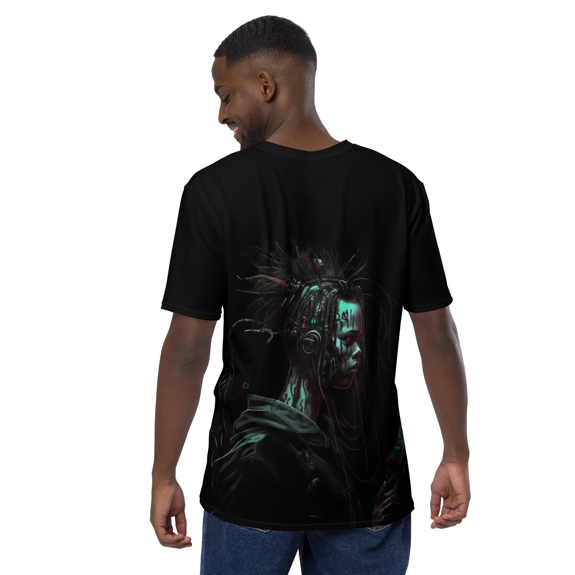 Cyberware assassin v7-  Men's t-shirt ( Back Print )