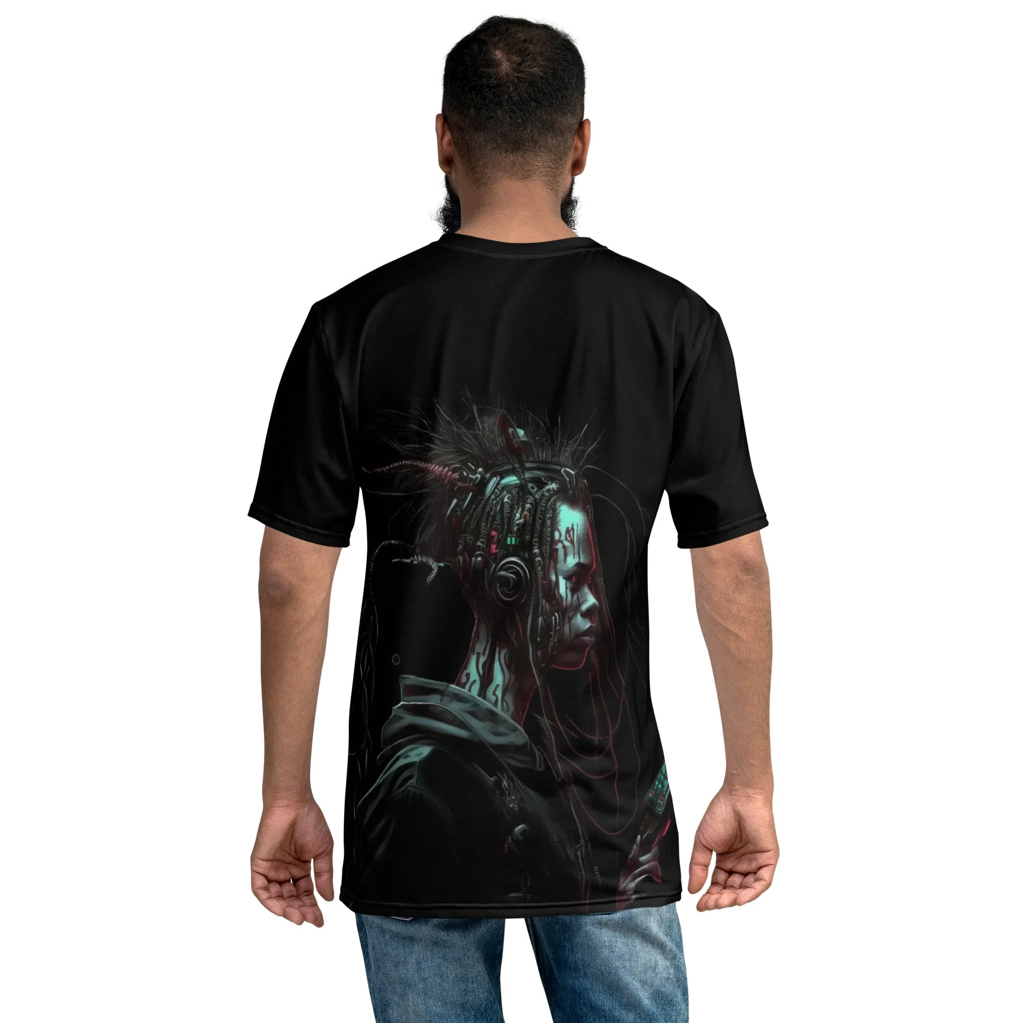 Cyberware assassin v7-  Men's t-shirt ( Back Print )