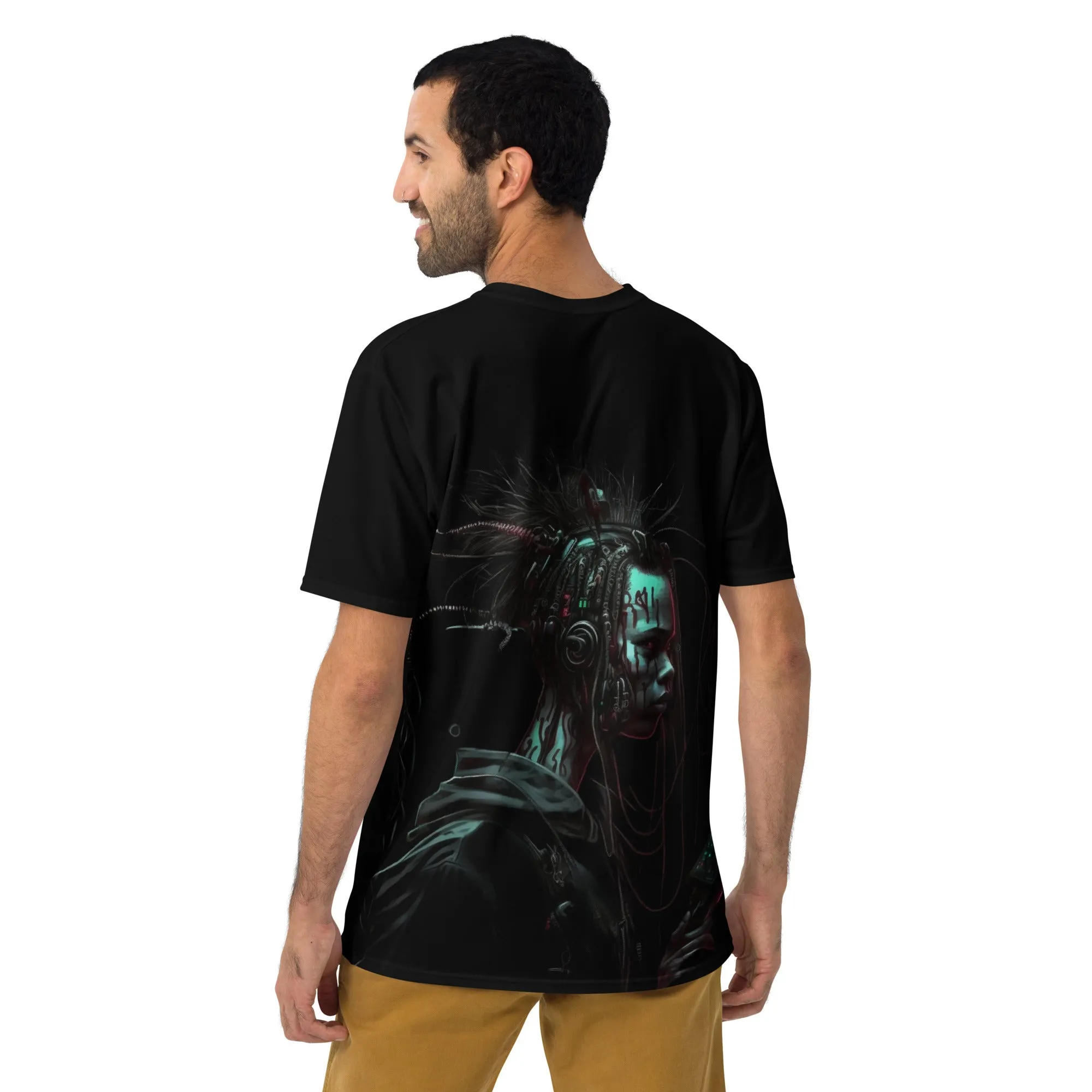 Cyberware assassin v7-  Men's t-shirt ( Back Print )