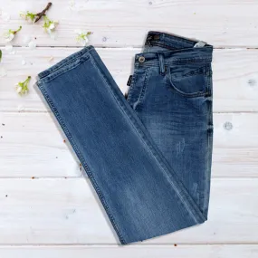 Denim blue Pants/ made in turkey -3376