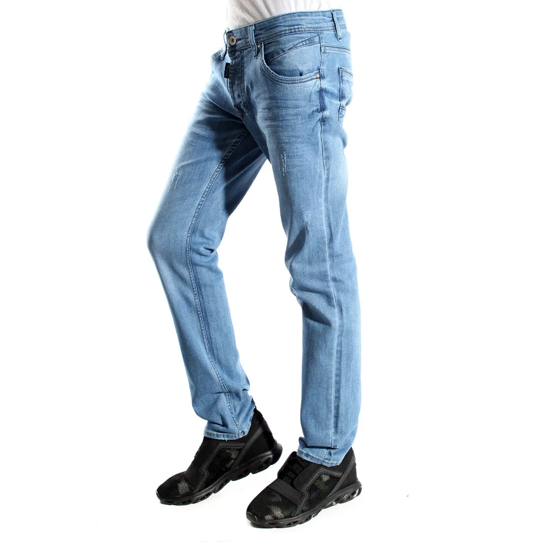 Denim blue Pants/ made in turkey -3376