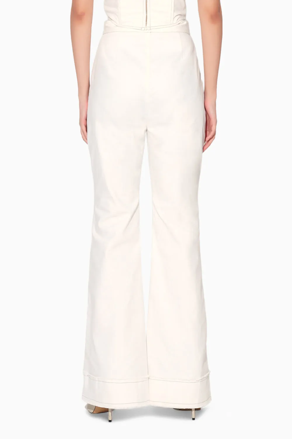 Denim Flare Pants