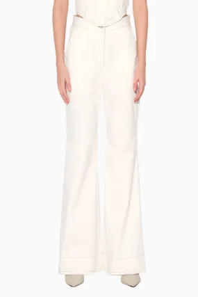 Denim Flare Pants