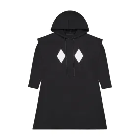 DIAMOND HOODIE DRESS