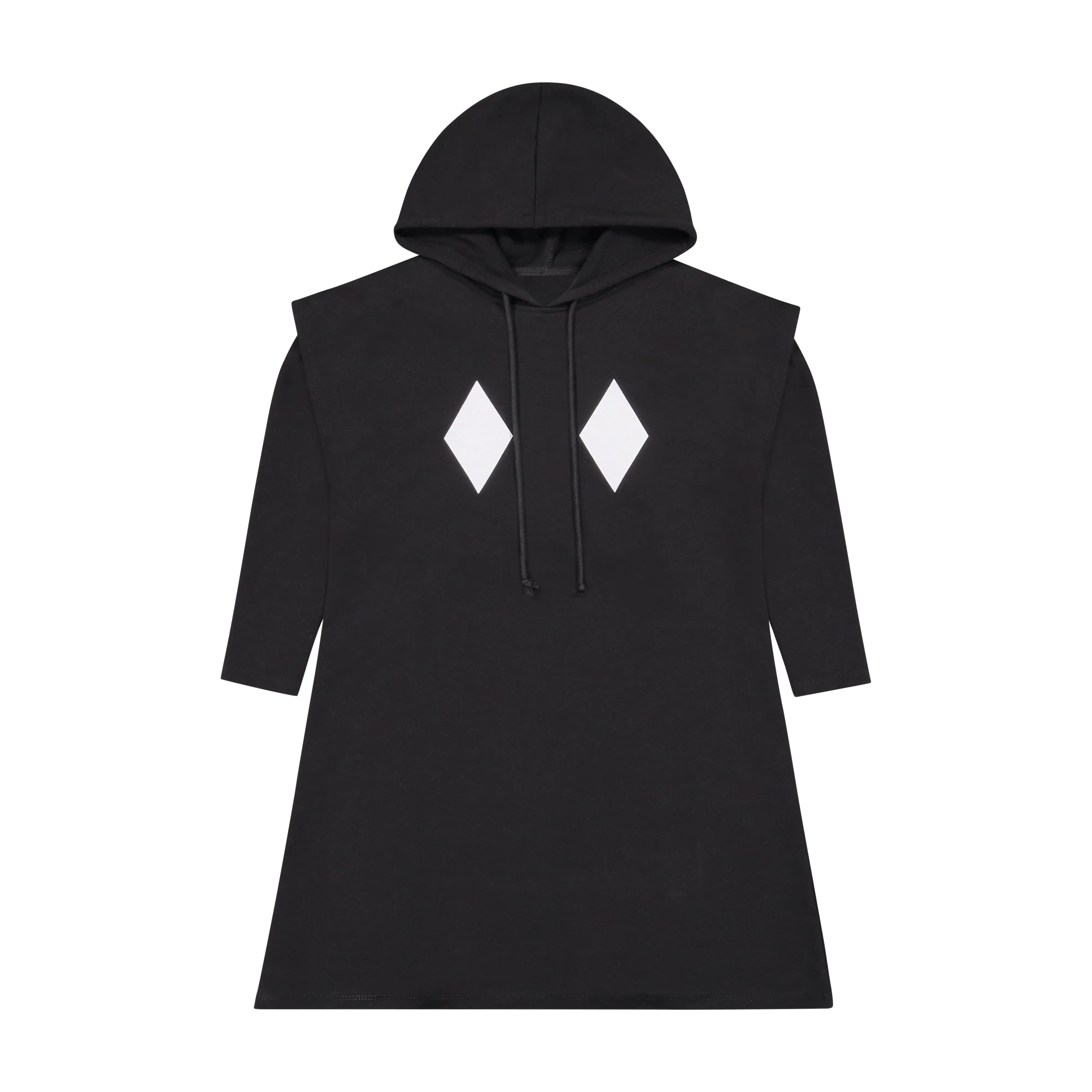 DIAMOND HOODIE DRESS