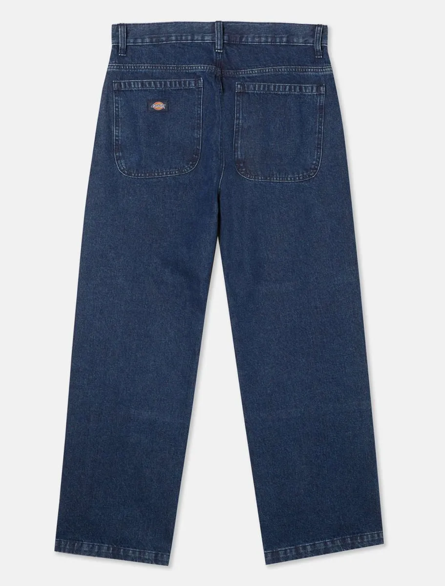 DICKIES DOUBLE KNEE DENIM PANT LOOSE FIT
