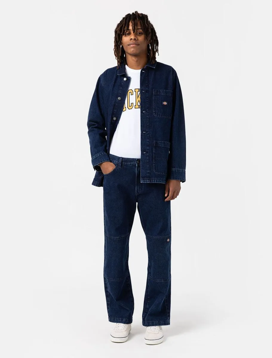 DICKIES DOUBLE KNEE DENIM PANT LOOSE FIT
