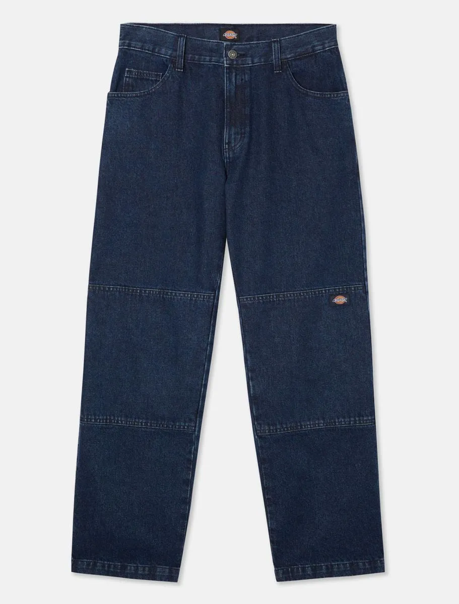 DICKIES DOUBLE KNEE DENIM PANT LOOSE FIT