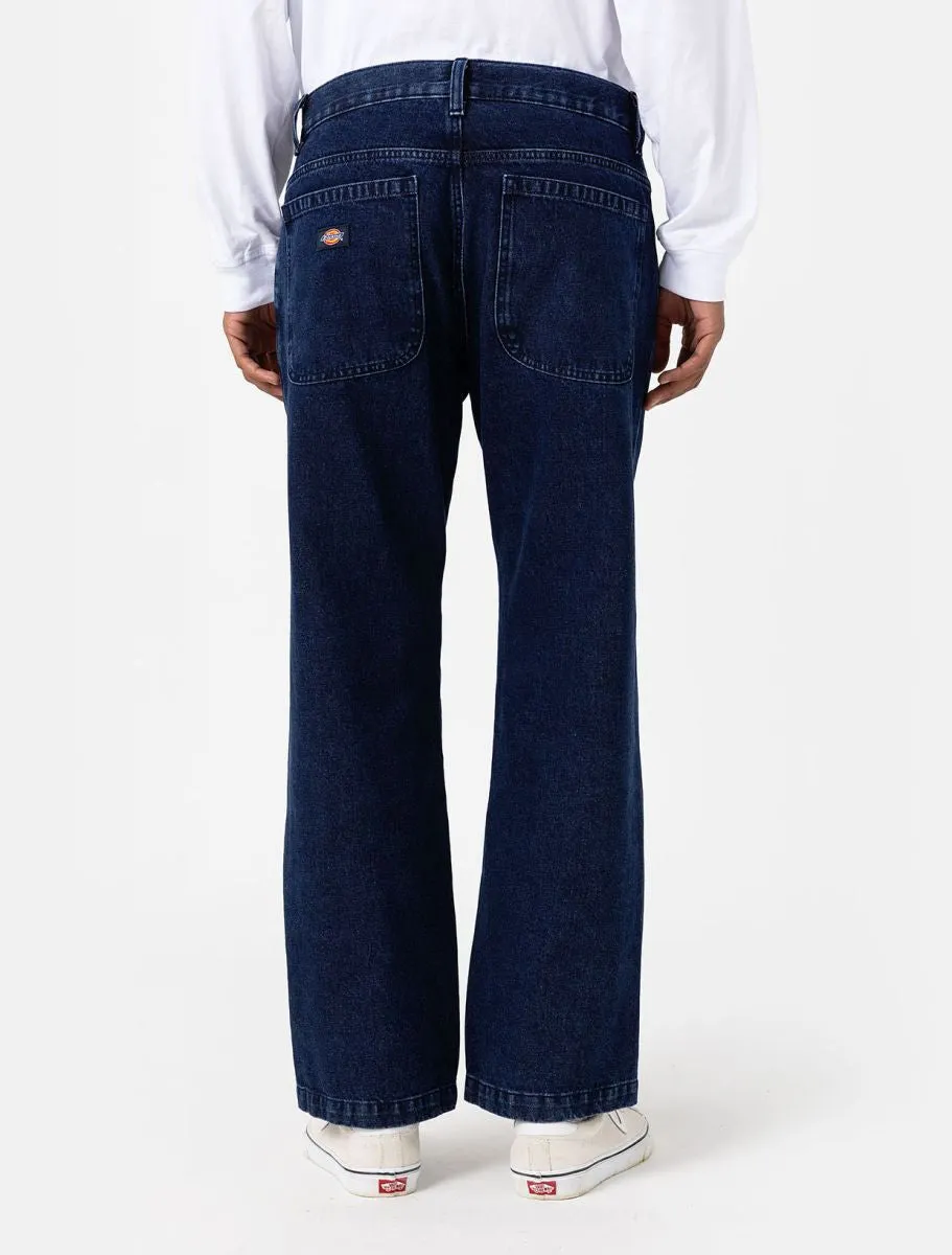 DICKIES DOUBLE KNEE DENIM PANT LOOSE FIT