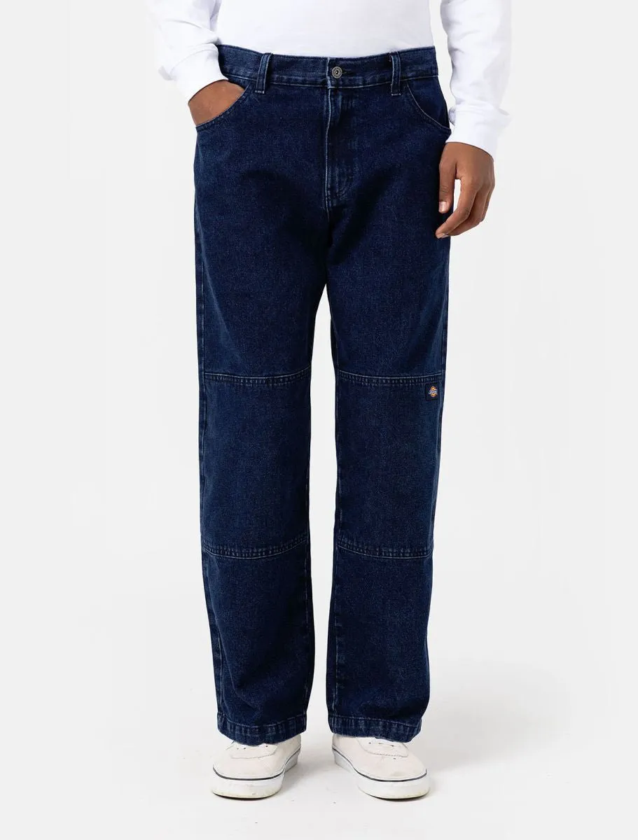 DICKIES DOUBLE KNEE DENIM PANT LOOSE FIT