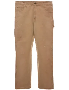 Dickies Light Brown Classic Workwear Jeans - W36 L34