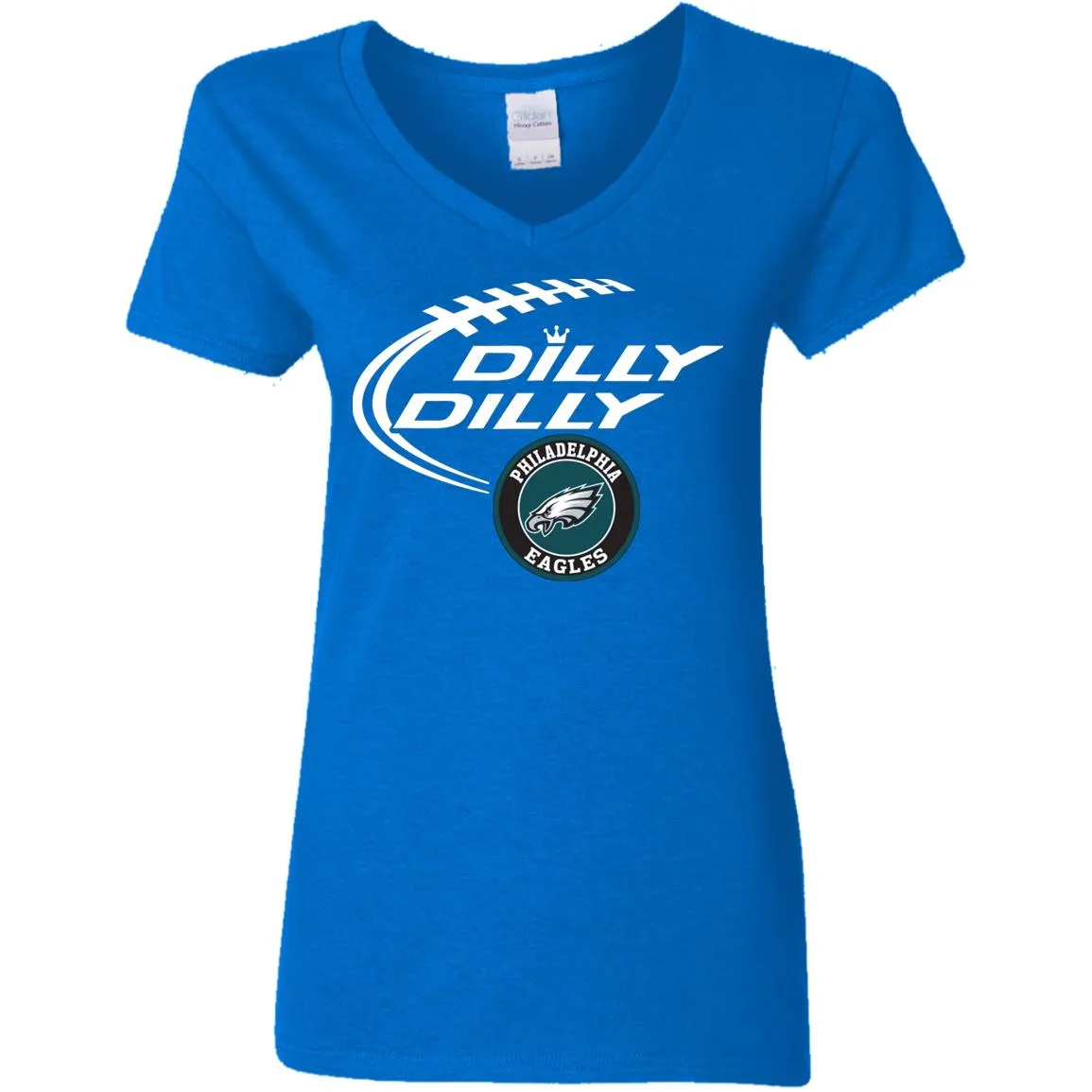 Dilly Dilly Philadelphia Eagles Nfl Football Women V-Neck T-Shirt