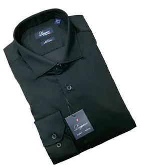 Dress Shirt Slim Fit Stretch, Black