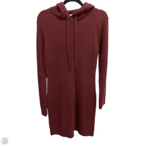 Dress Sweater By Say What In Maroon, Size: L