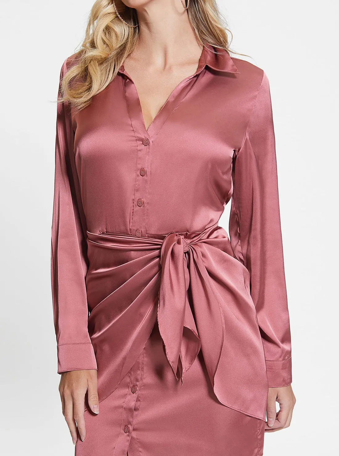 Eco Mauve Alya Mini Dress