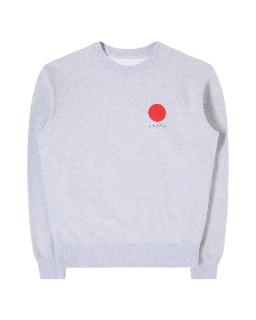 EDWIN JAPANESE SUN Sweatshirt GREY MARL