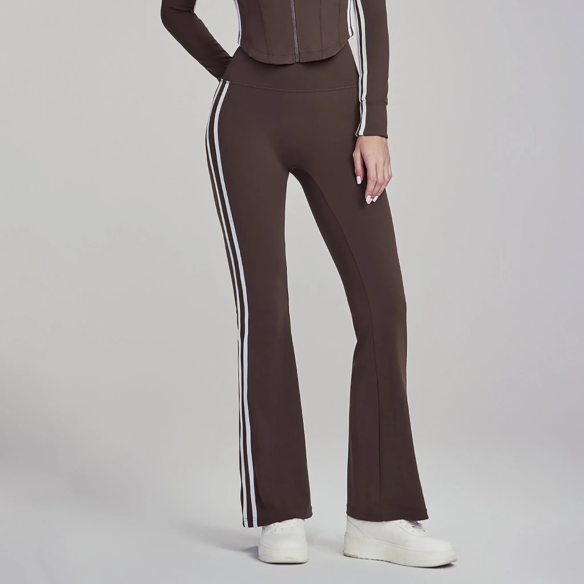 Elevate Striped Flare Leggings