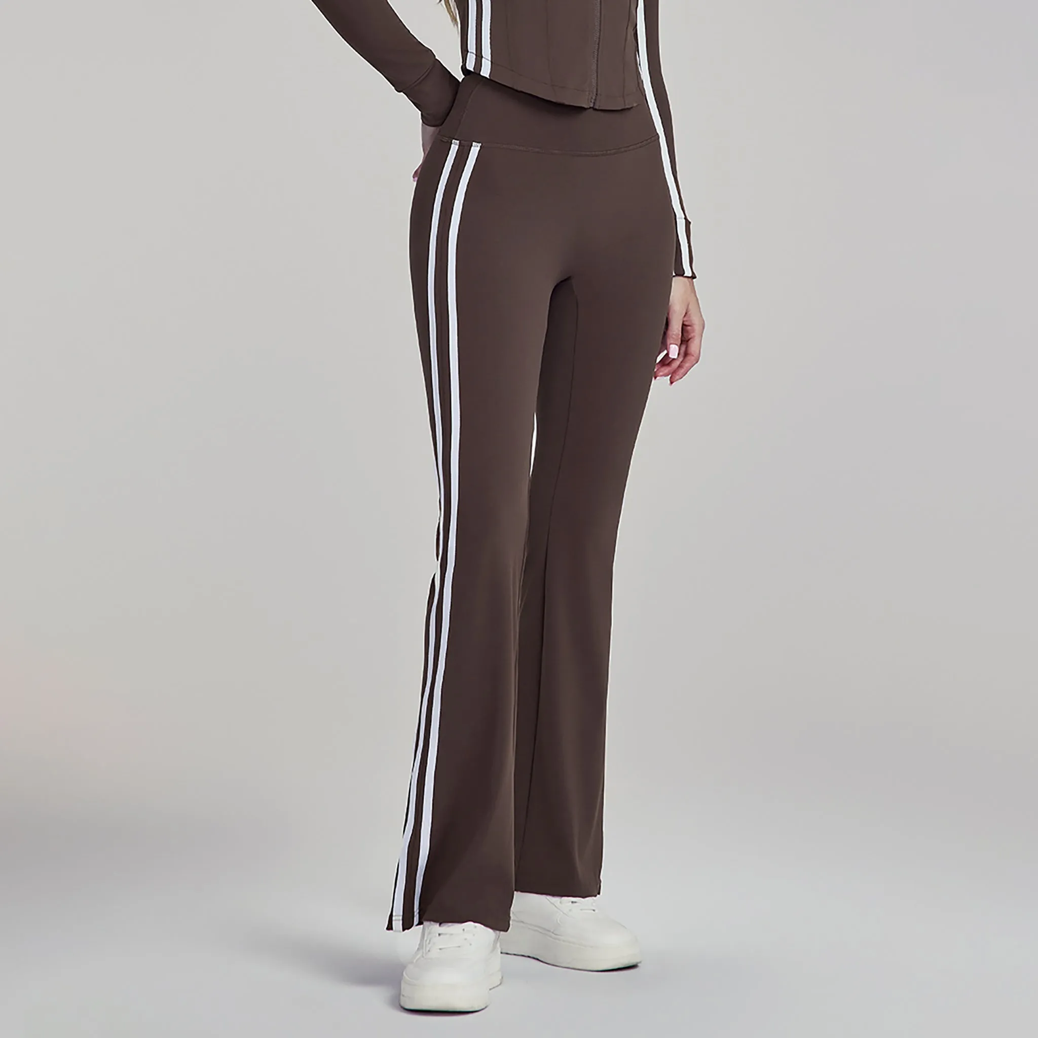 Elevate Striped Flare Leggings