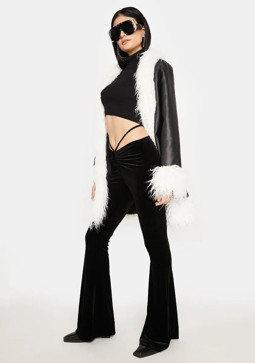 Endless Attitude Velvet Flare Pants