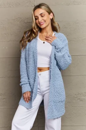 Falling For You Zenana Popcorn Cardigan